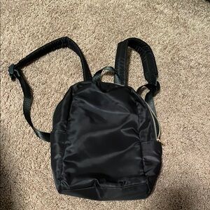 Black Nylon Backpack